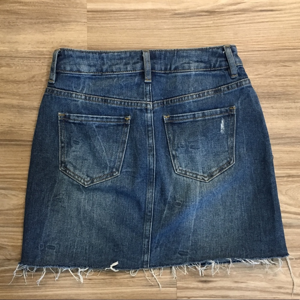 🔺SOLD🔻NWOT PacSun Medium Indigo Denim Skirt - Picture 3 of 4